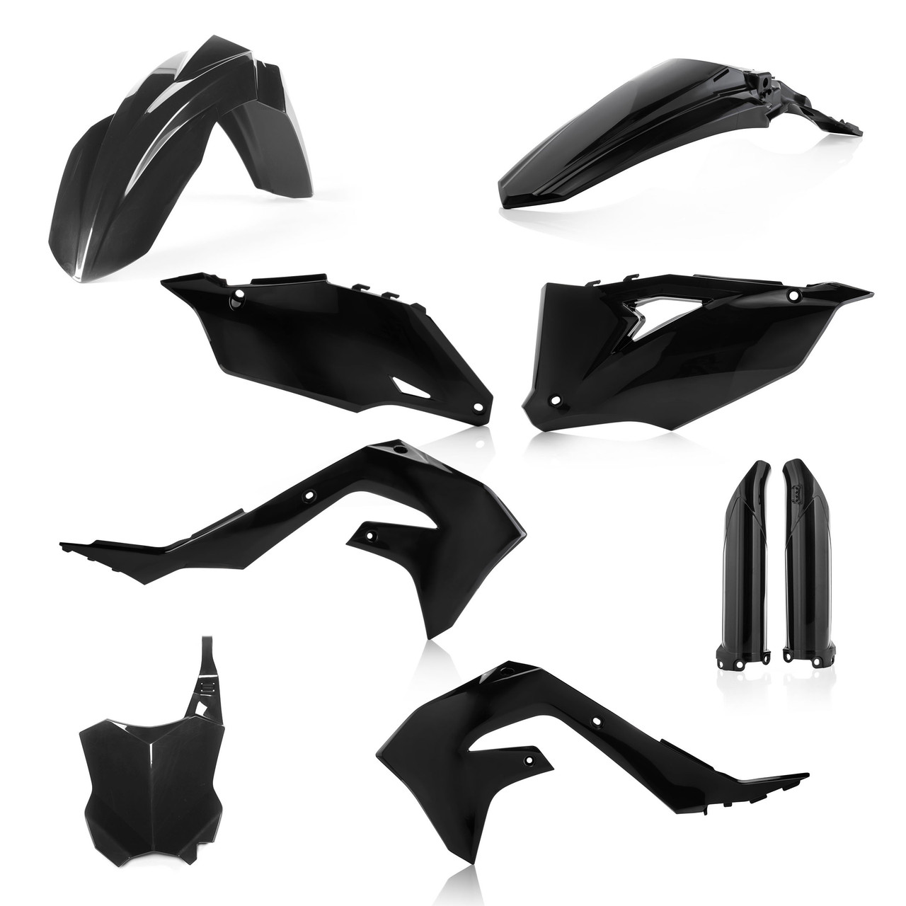 Acerbis Full Plastic Kit - Kawasaki KX450F (2019-2023) / Kawasaki KX450X (2021-2023) / Kawasaki KX250F/KX250X (2021-2024)
