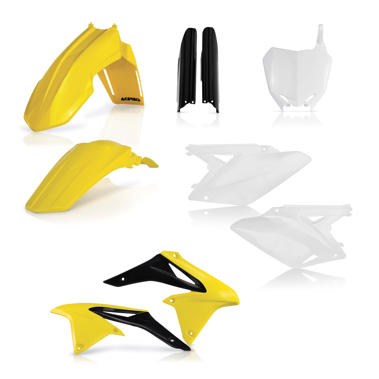 Acerbis Full Plastic Kit - Suzuki RM-Z250 (2010-2018)