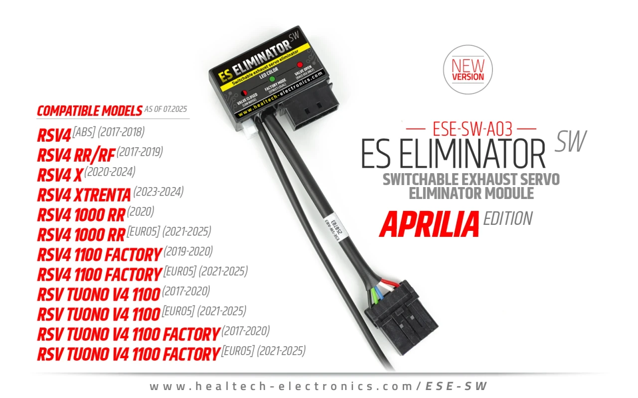 HealTech Exhaust Servo Eliminator SW – Switchable Version (ESE-SW)