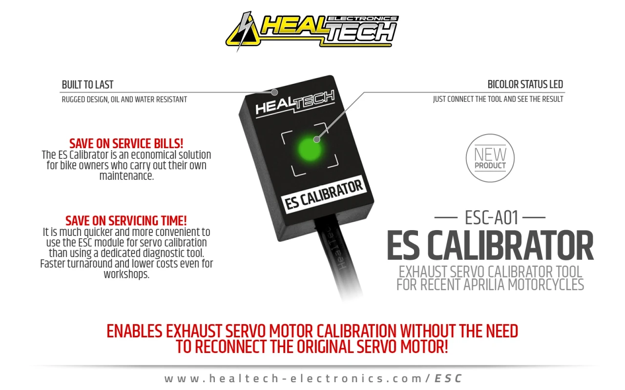 HealTech ES Calibrator – Exhaust Servo Motor Calibration Tool (ESC)