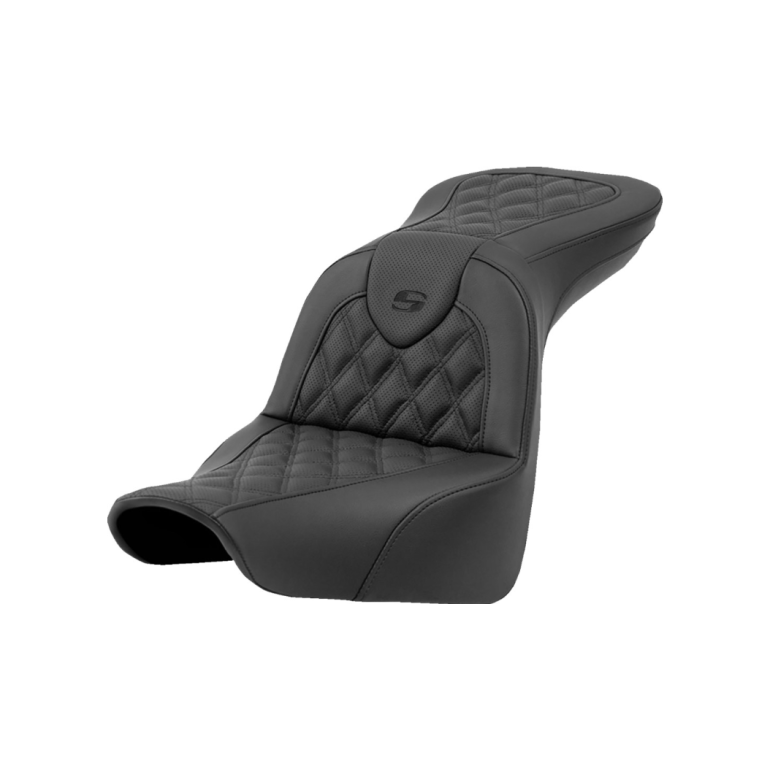 Saddlemen Road Sofa Lattice Stitch Seat - Harley-Davidson Low Rider FXLR/FXLRS/FXLRST/Sport Glide FLSB (2018-2026)