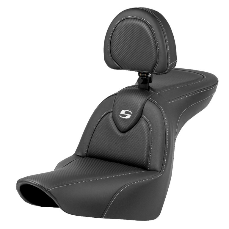 Saddlemen Road Sofa Seat - Harley-Davidson Low Rider FXLR/FXLRS/FXLRST/Sport Glide FLSB (2018-2026)