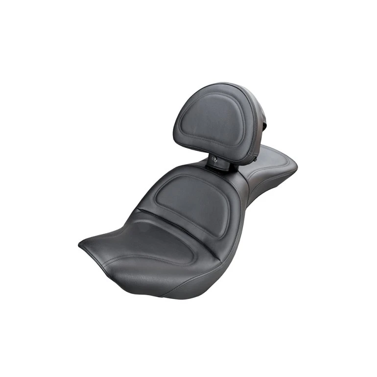 Saddlemen Explorer Ultimate Comfort Seat - Harley-Davidson FXDWG Dyna Wide Glide (2004-2005) (With Backrest)