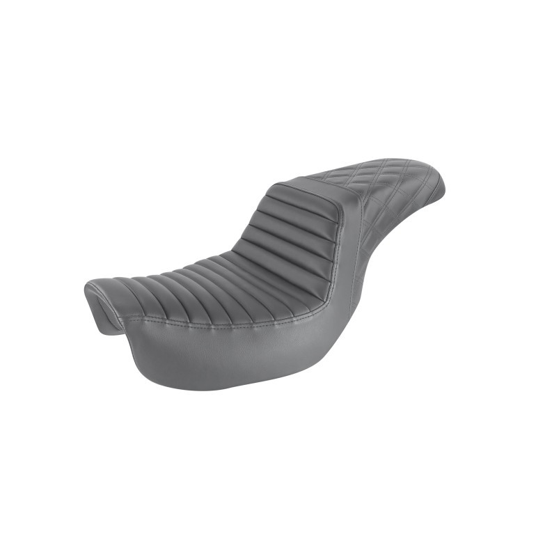Saddlemen Step-Up Tuck & Roll and Lattice Stitch Seat - Harley-Davidson FXD/FXDWG/FLD Dyna (2006-2017)