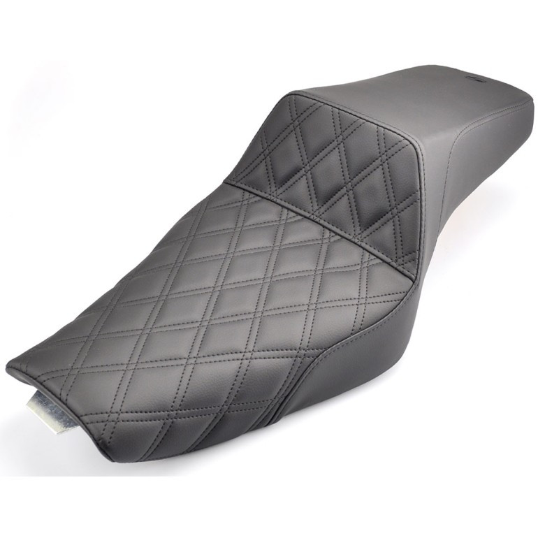 Saddlemen Step-Up Front Lattice Stitch Seat - Harley-Davidson XL Sportster 4.5 Gal Tank (2004-2020)
