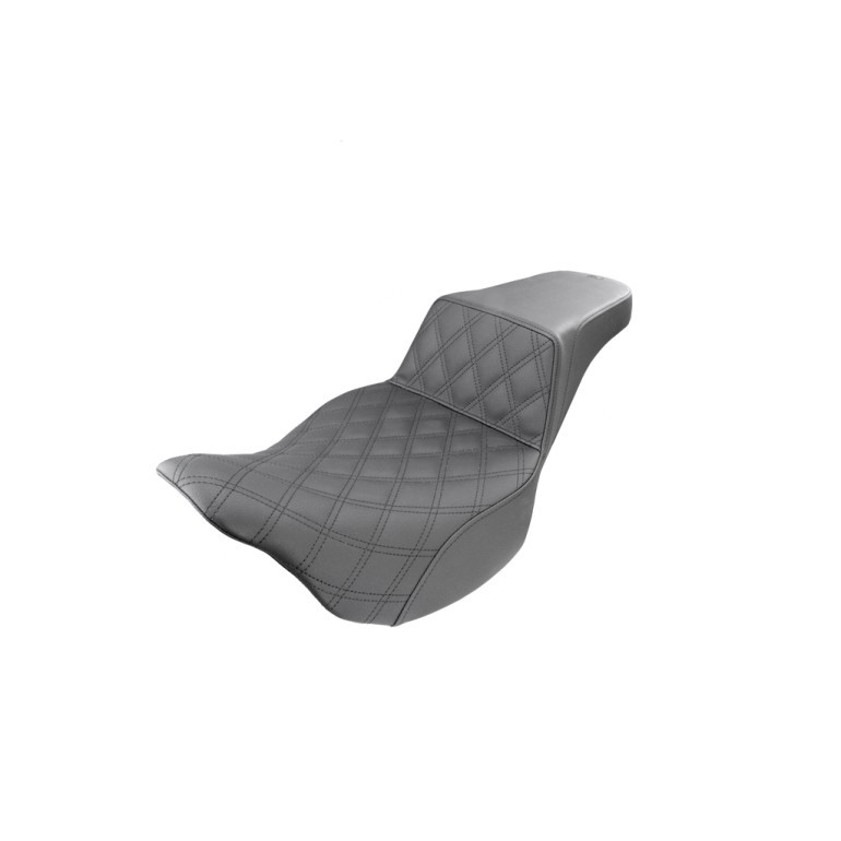 Saddlemen Step-Up Front Lattice Stitch Seat - Harley-Davidson FLHR/FLHT/FLHX/FLTR Touring (2008-2025)