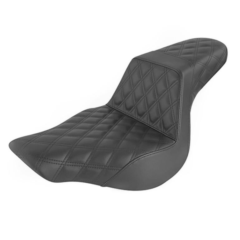 Saddlemen Step-Up Front & Rear Lattice Stitch Seat - Harley-Davidson FXSB Breakout (2013-2017)