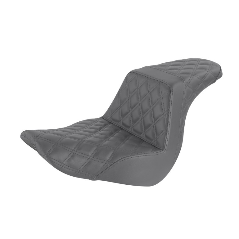 Saddlemen Step-Up Front & Rear Lattice Stitch Seat - Harley-Davidson Low Rider FXLR/FXLRS/FXLRST/Sport Glide FLSB (2018-2026)