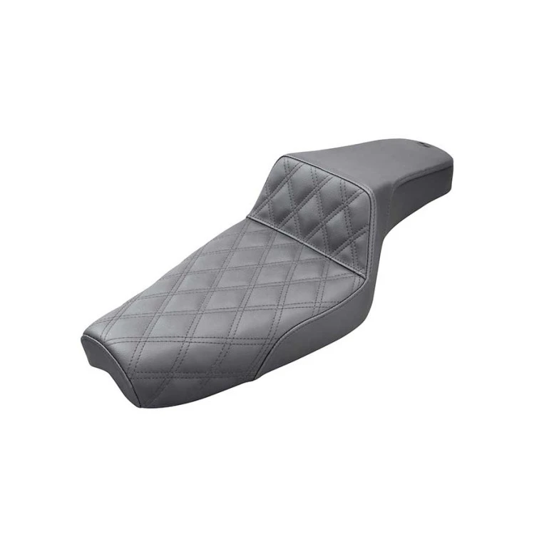 Saddlemen Step-Up Front Lattice Stitch Seat - Harley-Davidson XL Sportster (1979-2003)