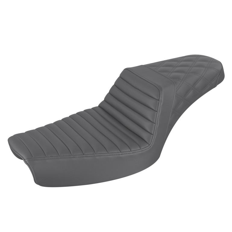 Saddlemen Step-Up Tuck & Roll and Lattice Stitch Seat - Harley-Davidson FXD Dyna (1996-2003)