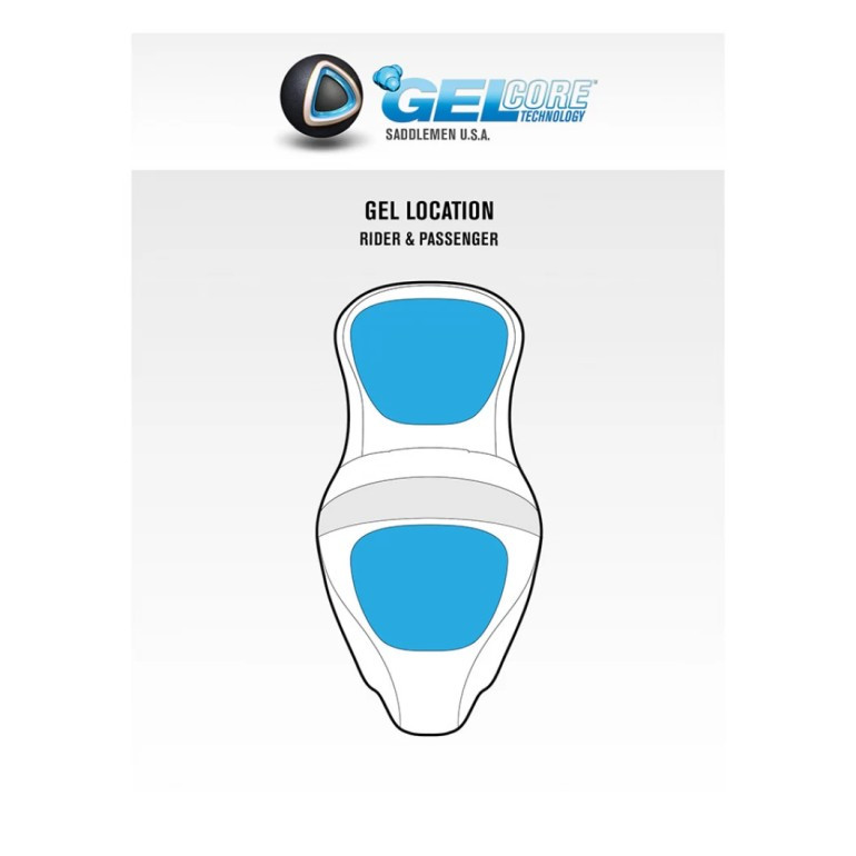 Saddlemen Road Sofa Extended Reach Seat - Harley-Davidson FLHR/FLHT/FLHX/FLTR Touring (2008-2025)