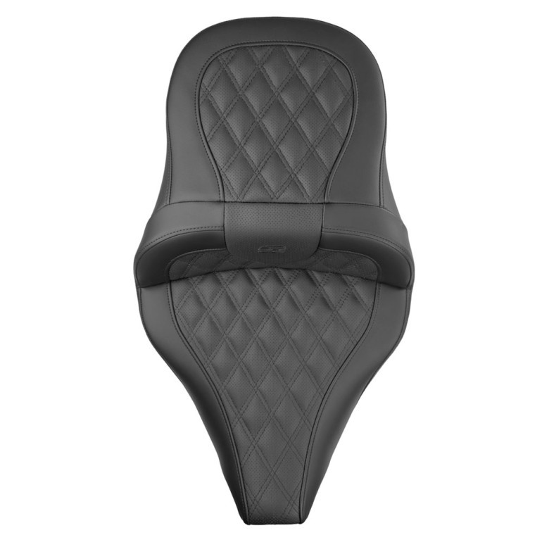 Saddlemen Road Sofa King Lattice Stitch Seat - Harley-Davidson Road Glide/Street Glide/CVO Road Glide/CVO Street Glide (2023-2026)