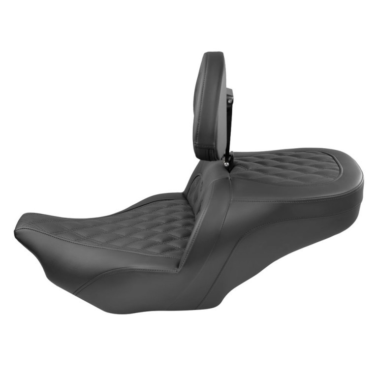 Saddlemen Road Sofa King Lattice Stitch Seat - Harley-Davidson Road Glide/Street Glide/CVO Road Glide/CVO Street Glide (2023-2026)