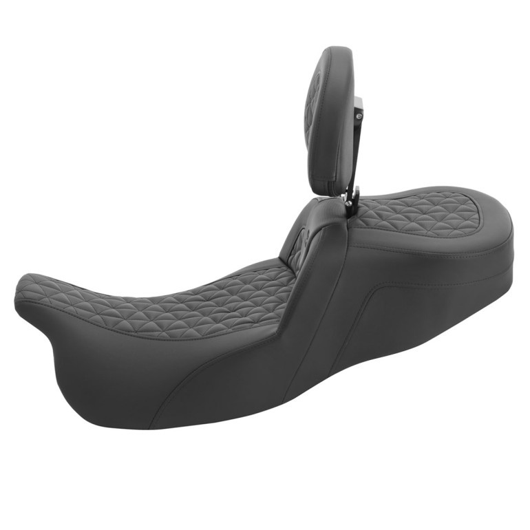 Saddlemen Road Sofa Tri-Gripper Extended Reach Seat - Harley-Davidson Freewheeler/Road Glide 3 (2015-2025)