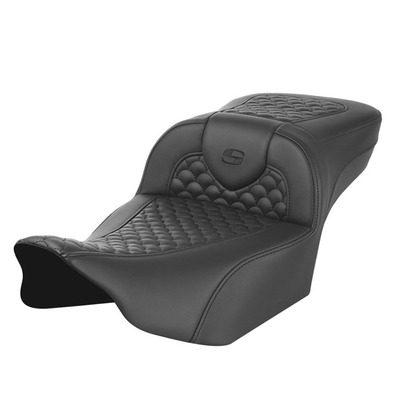 Saddlemen Road Sofa Dragon Scale Extended Reach Seat - Harley-Davidson Road Glide/Street Glide/CVO Road Glide/CVO Street Glide (2023-2026)