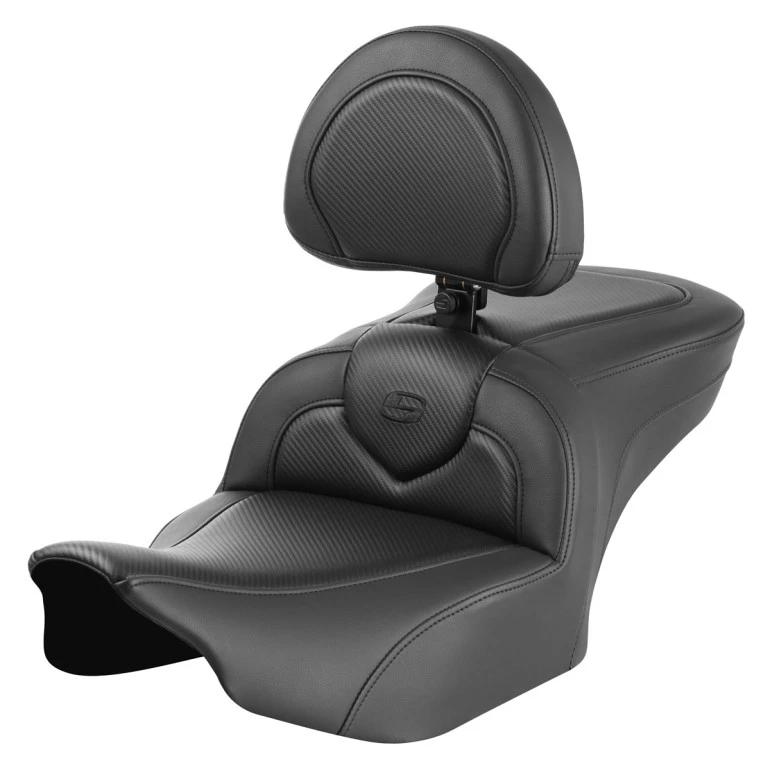Saddlemen Road Sofa Carbon Fiber Look Seat - Harley-Davidson Road Glide/Street Glide/CVO Road Glide/CVO Street Glide (2023-2026)
