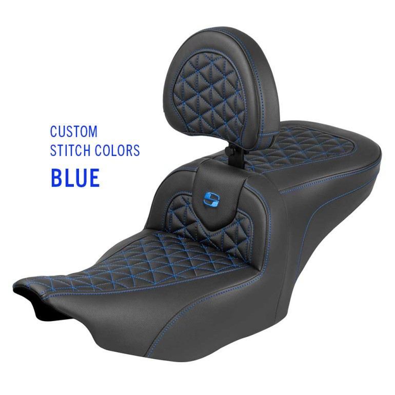 Saddlemen Road Sofa Tri-Gripper Seat - Harley-Davidson Road Glide/Street Glide/CVO Road Glide/CVO Street Glide (2023-2026)