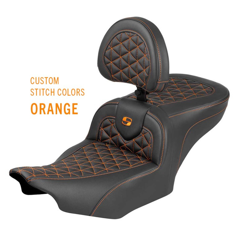 Saddlemen Road Sofa Tri-Gripper Seat - Harley-Davidson Road Glide/Street Glide/CVO Road Glide/CVO Street Glide (2023-2026)