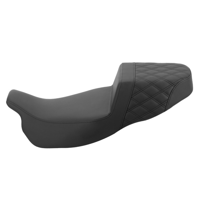Saddlemen Step-Up Rear Lattice Stitch Extended Reach Seat - Harley-Davidson Freewheeler/Road Glide 3 (2015-2025)