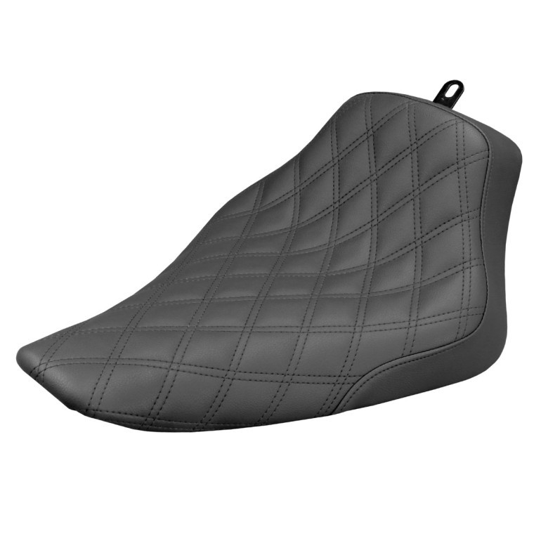Saddlemen Renegade Lattice Stitch Solo Seat - Harley-Davidson FXS Blackline/FLS Softail Slim/FLSS Softail Slim S (2011-2017)