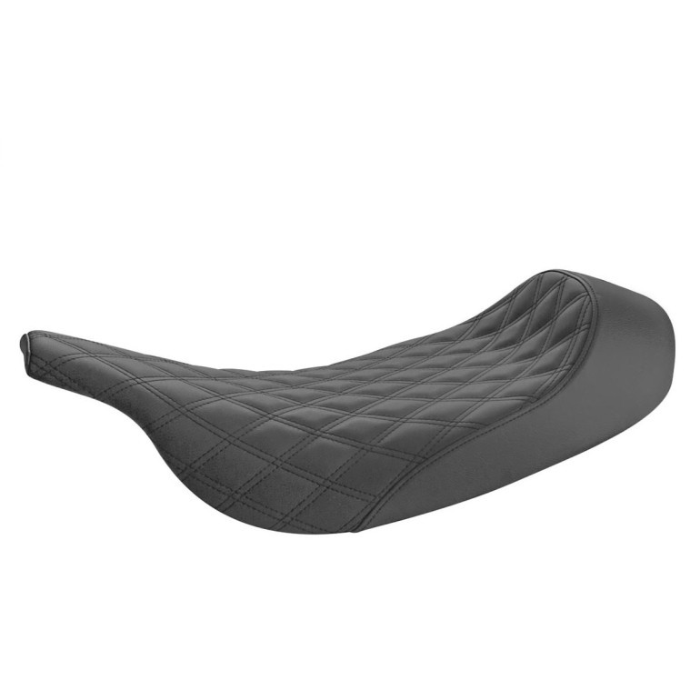 Saddlemen Renegade Lattice Stitch Solo Seat - Harley-Davidson FLHT/FLTR Touring (1997-2007)