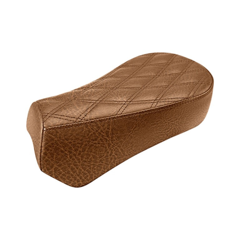 Saddlemen Renegade Brown Lattice Stitch Pillion - Indian Scout Bobber/Rogue (2018-2024)