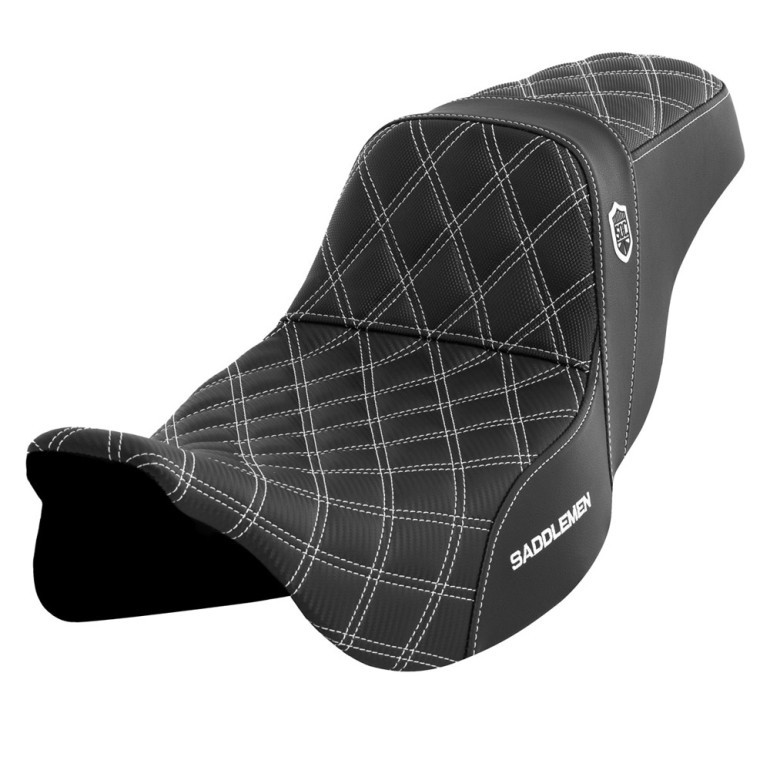 Saddlemen SDC Pro Series Performance Gripper Colored Stitch Seat - Harley-Davidson FLHR/FLHT/FLHX/FLTR Touring (2008-2024)