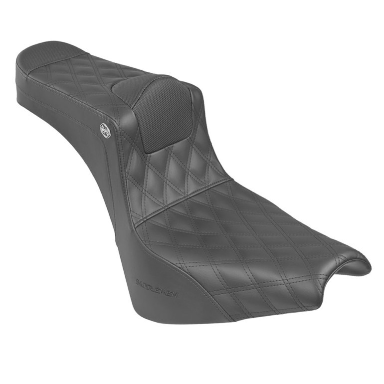 Saddlemen SDC Pro Series V2 Lattice Stitch Seat - Harley-Davidson Street Bob FXBB/FXBBS/Standard FXST (2018-2026)