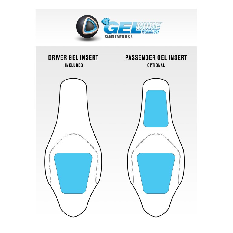Saddlemen Thrashin' Pro Series Smooth Seat - Harley-Davidson FXD Dyna (1996-2003)