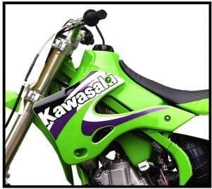 Clarke Kawasaki KX125/KX250 Gas Tank (1999-2002)