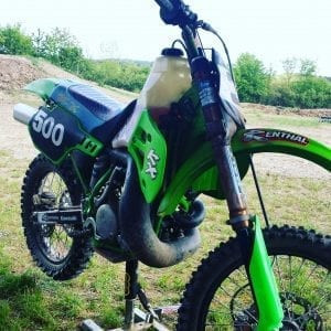 Clarke Kawasaki KX250/KX500 3.9 GAL Gas Tank