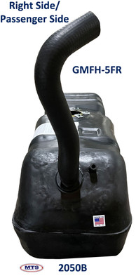 MTS Fuel Filler Hose, Short/Flare Bed, Passenger Side - GMC C/K Pickup (1973-1976)