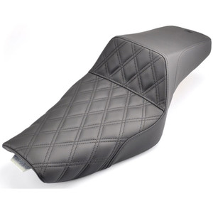 Saddlemen Step-Up Front Lattice Stitch Seat - Harley-Davidson XL Sportster 4.5 Gal Tank (2004-2020)