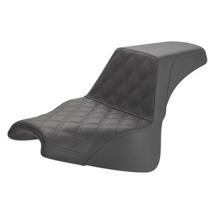 Saddlemen Step-Up Front Lattice Stitch Seat - Harley-Davidson FXFB/FXFBS Fat Bob (2018-2024)