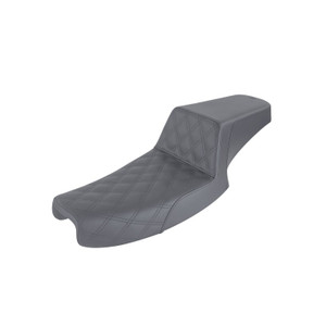 Saddlemen Step-Up Front Lattice Stitch Seat - Harley-Davidson FXDB/FXDC/FXDL/FXD Dyna (1991-1995)