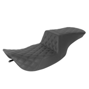 Saddlemen Tour Step-Up Front & Rear Lattice Stitch Seat - Harley-Davidson FLHR/FLHX Touring (1997-2007)