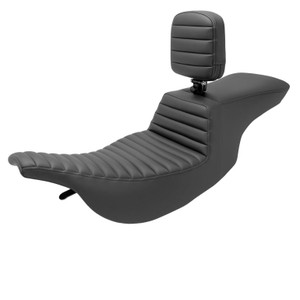Saddlemen Tour Step-Up Tuck & Roll Seat - Harley-Davidson FLHT/FLTR Touring (1997-2007)