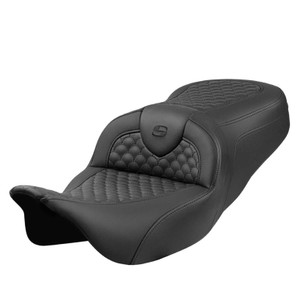 Saddlemen Road Sofa Dragon Scale Seat - Harley-Davidson FLHR/FLHT/FLHX/FLTR Touring (2008-2024)