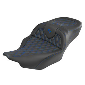 Saddlemen Road Sofa King Lattice Stitch Extended Reach Colored Stitch Seat - Harley-Davidson Road Glide/Street Glide/CVO Road Glide/CVO Street Glide (2023-2026)