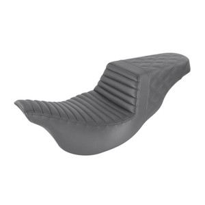 Saddlemen Step-Up Tuck & Roll and Lattice Stitch Extended Reach Seat - Harley-Davidson FLHR/FLHT/FLHX/FLTR Touring (2008-2025)