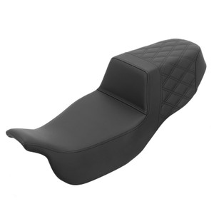 Saddlemen Step-Up Rear Lattice Stitch Extended Reach Seat - Harley-Davidson Freewheeler/Road Glide 3 (2015-2025)