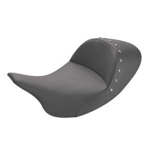 Saddlemen Renegade Low Solo Seat with Chrome Studs - Harley-Davidson FLHR/FLHT/FLHX/FLTR Touring (2008-2025)