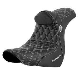 Saddlemen SDC Pro Series Performance Gripper Colored Stitch Seat with Lumbar Rest - Harley-Davidson Low Rider FXLR/FXLRS/FXLRST/Sport Glide FLSB (2018-2026)