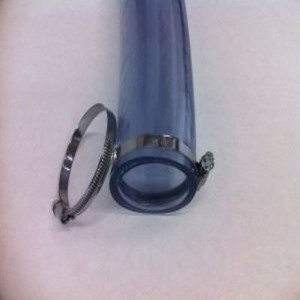 2.25" inch I.D Heavy Duty Clear Tubing "Per 14 inches" w/ clamps 2