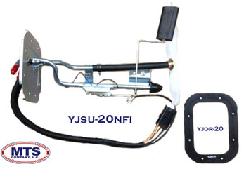 JEEP YJ WRANGLER 1987-1990 20-GAL W/O F.I. (20 GALLON PLASTIC TANK)