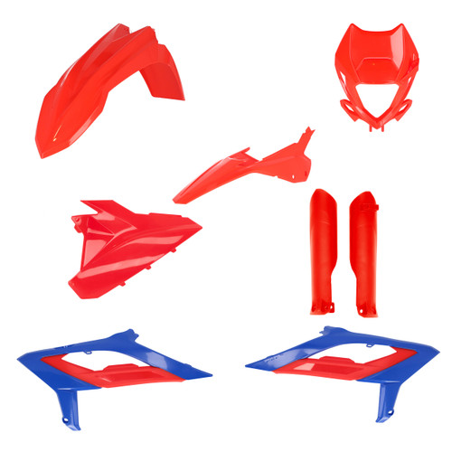Acerbis Full Plastic Kit - Beta 390 RR (2023) / Beta 350 RR/430 RR/480 RR (2023-2024) / Beta 200RR X-Pro/250RR X-Pro/300RR X-Pro (2025) / Beta 125 RR/200 RR/250 RR/300 RR (2T) (2023-2026)