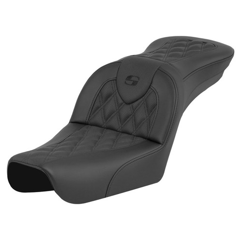 Saddlemen Road Sofa Lattice Stitch Seat - Harley-Davidson FXD Dyna (2004-2005)