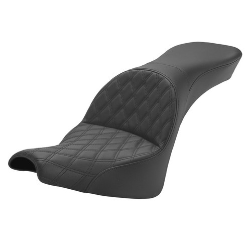 Saddlemen Explorer Lattice Stitch Seat - Harley-Davidson Street Bob FXBB/FXBBS/Standard FXST (2018-2026)