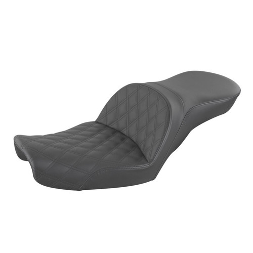 Saddlemen Explorer Lattice Stitch Seat - Harley-Davidson FXD Dyna (1996-2003)
