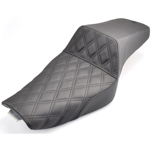Saddlemen Step-Up Front Lattice Stitch Seat - Harley-Davidson XL Sportster 4.5 Gal Tank (2004-2020)